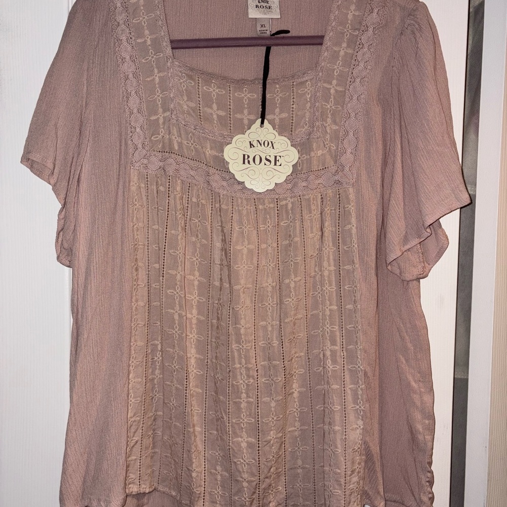 Knox Rose Mauve Blouse